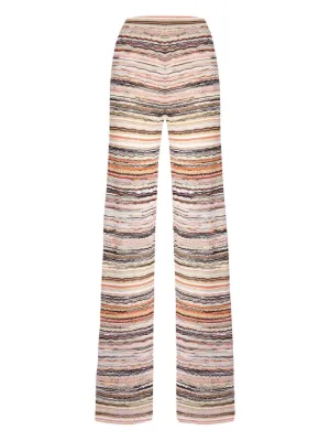 ミッソーニMISSONIフレアパンツ レディース42 新品 定価14.3万 ミッソーニ MISSONI フレアパンツ ワイドパンツ 42