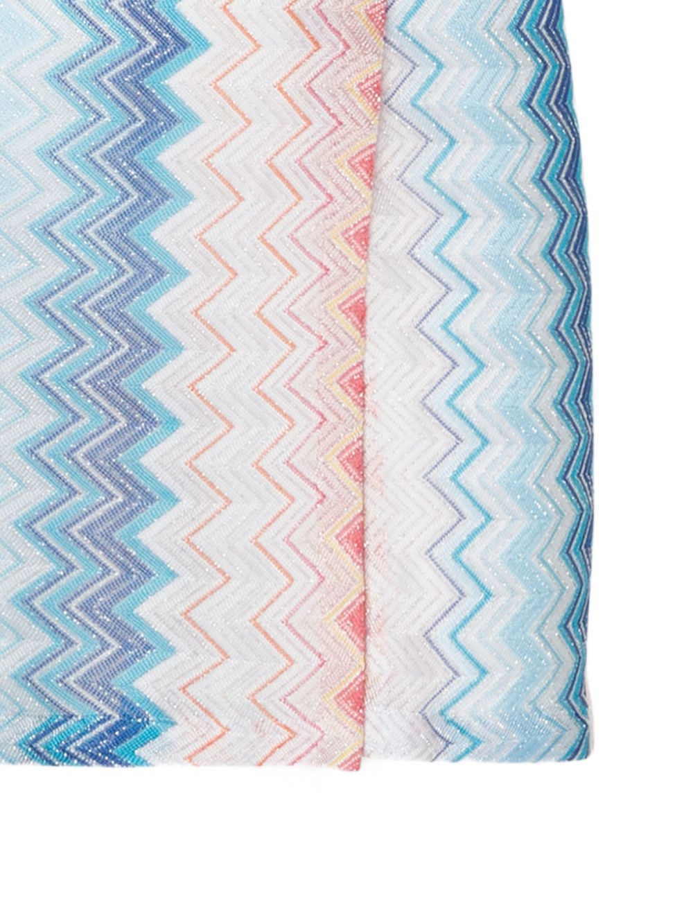 Missoni Stranddoek met zigzagpatroon - Wit