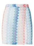 Missoni zigzag beach cover-up - White