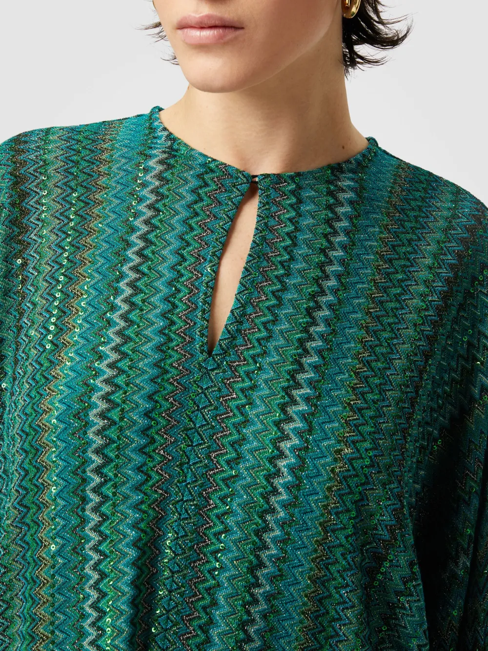 MISSONI ZIGZAG-PRINT BLOUSE