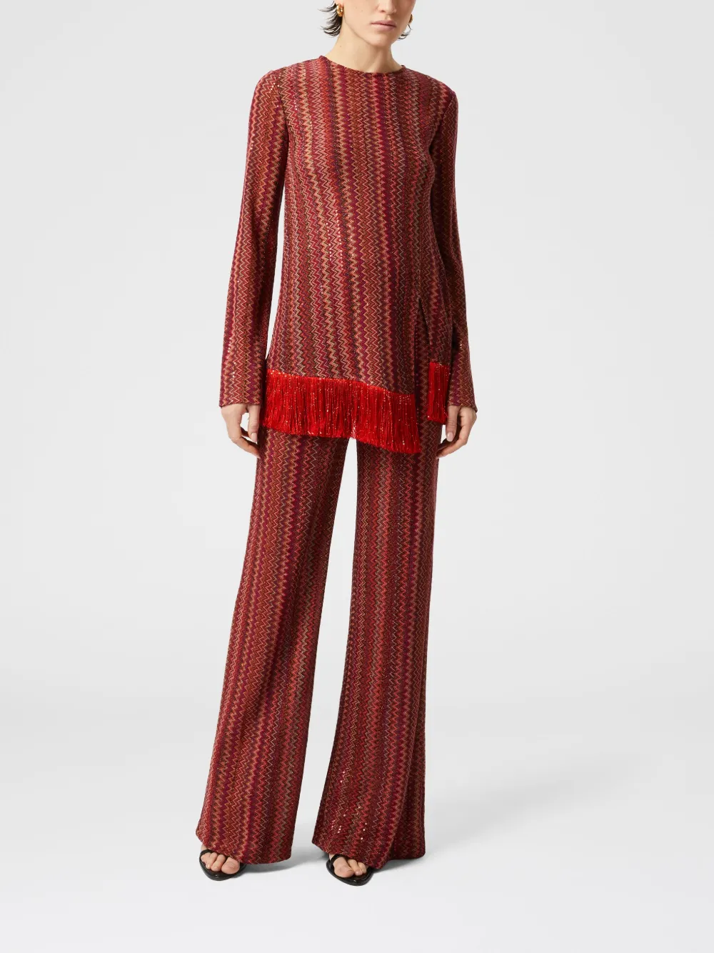 Missoni Zigzag blouse - Rood