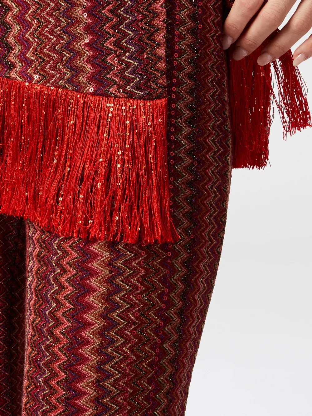 Missoni Zigzag blouse Rood