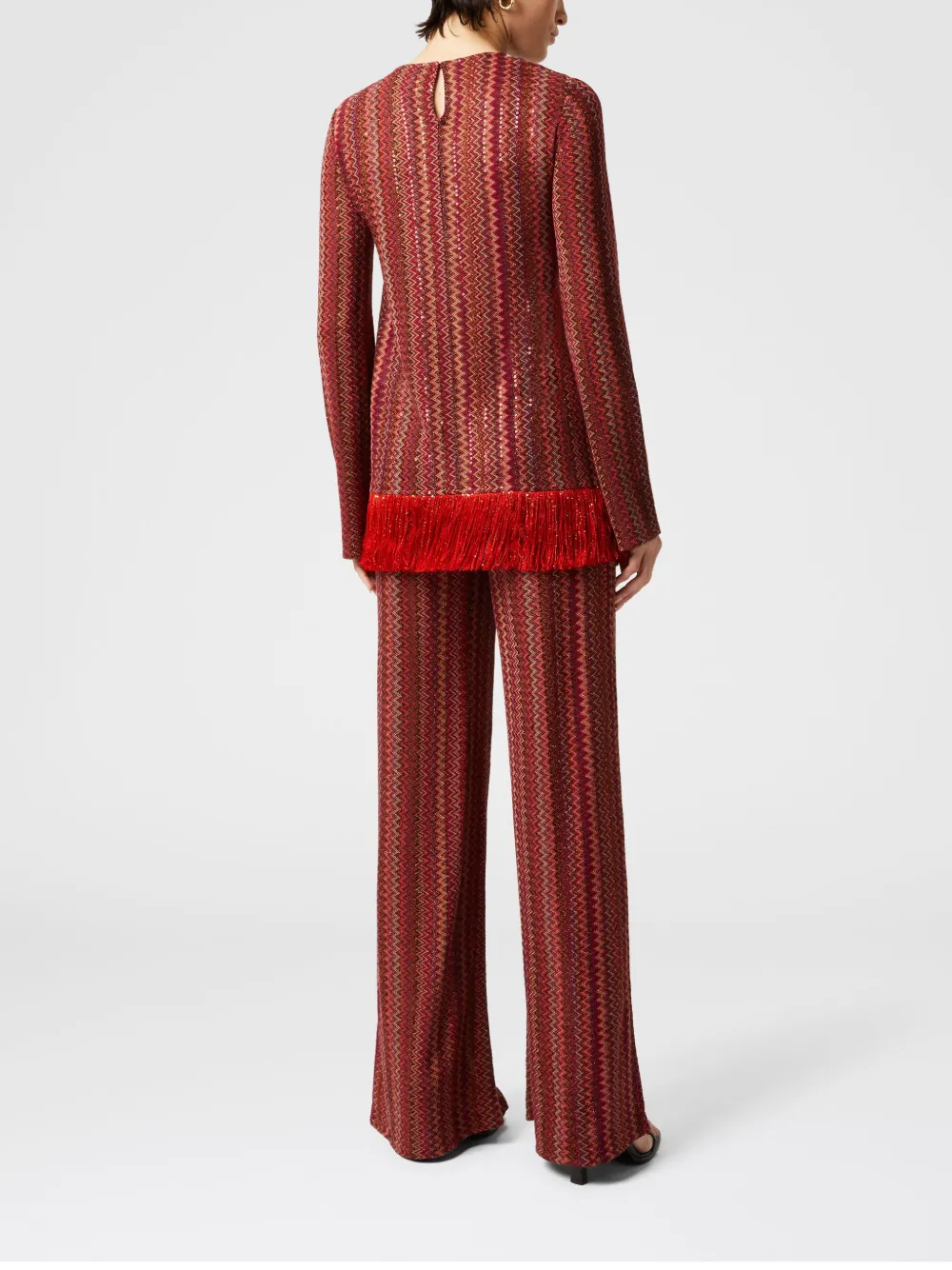Missoni Zigzag blouse Rood