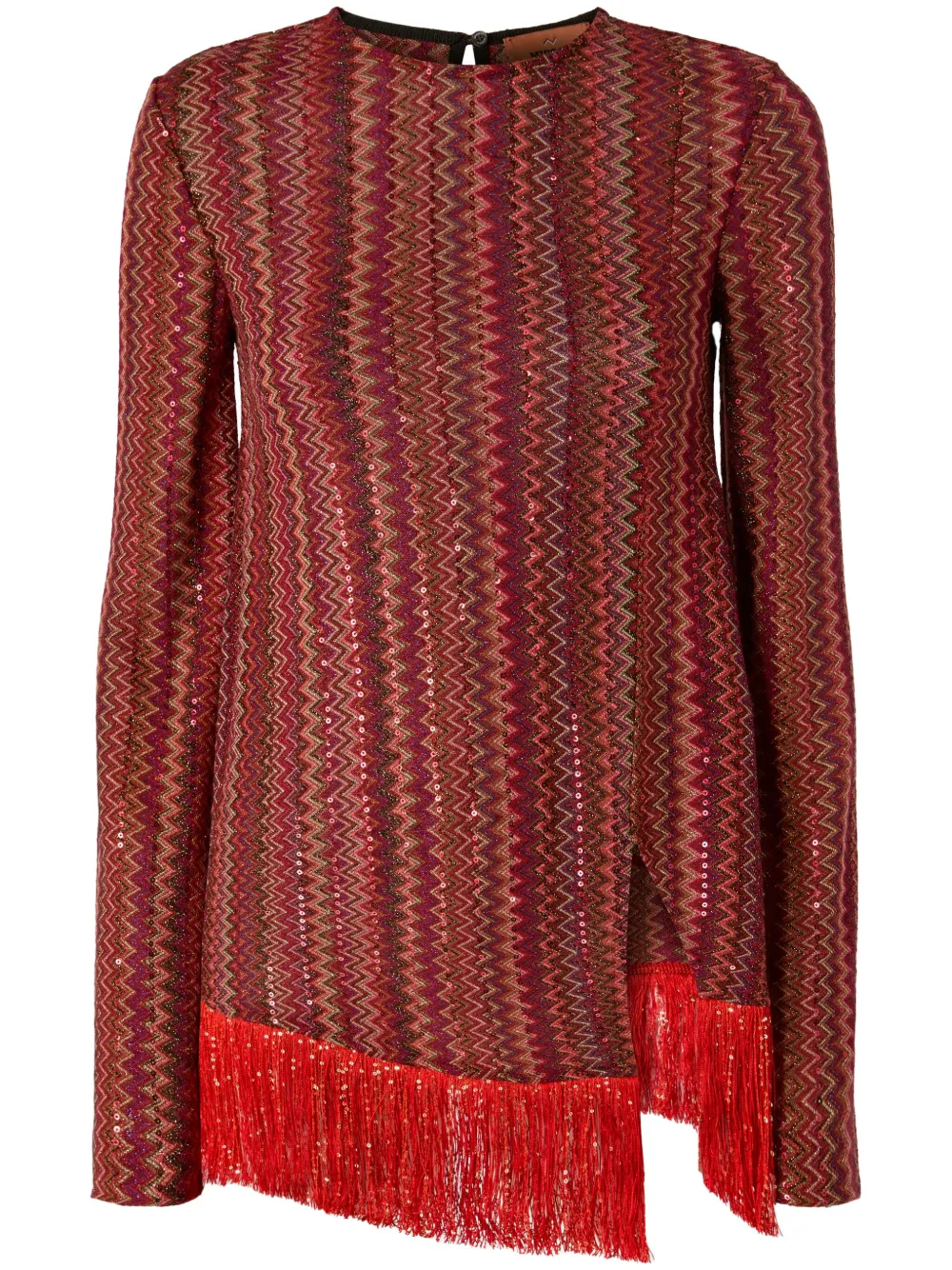 Missoni Zigzag blouse Rood