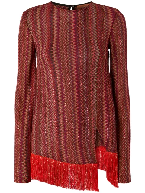 Missoni blouse à motif zig-zag