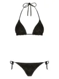 Missoni zigzag-knit bikini set - Black