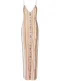 Missoni zigzag-woven maxi dress - Neutrals
