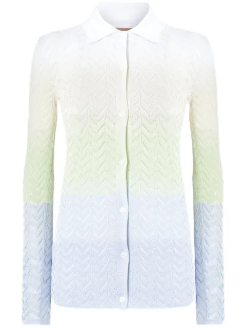 Missoni cárdigan con efecto degradado