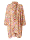 Missoni zigzag-pattern mini dress - Orange