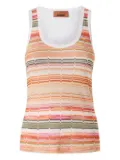 Missoni zigzag-pattern tank top - White