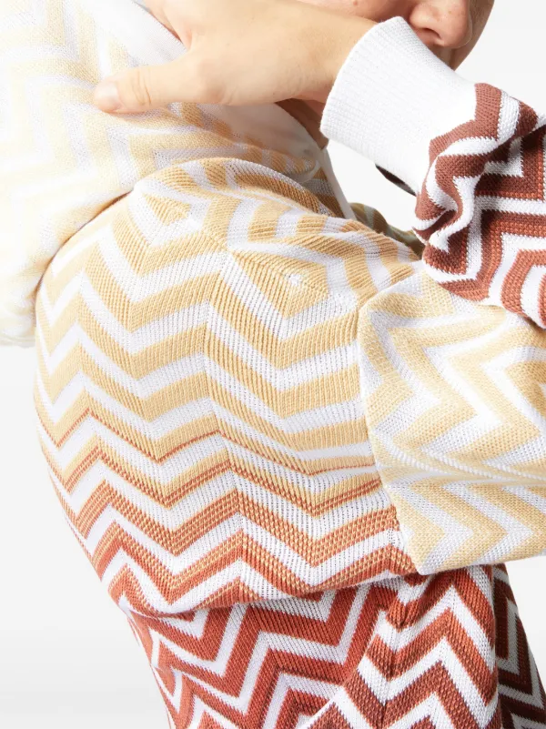 Missoni シェブロンニット パーカー | ニュートラル | FARFETCH JP