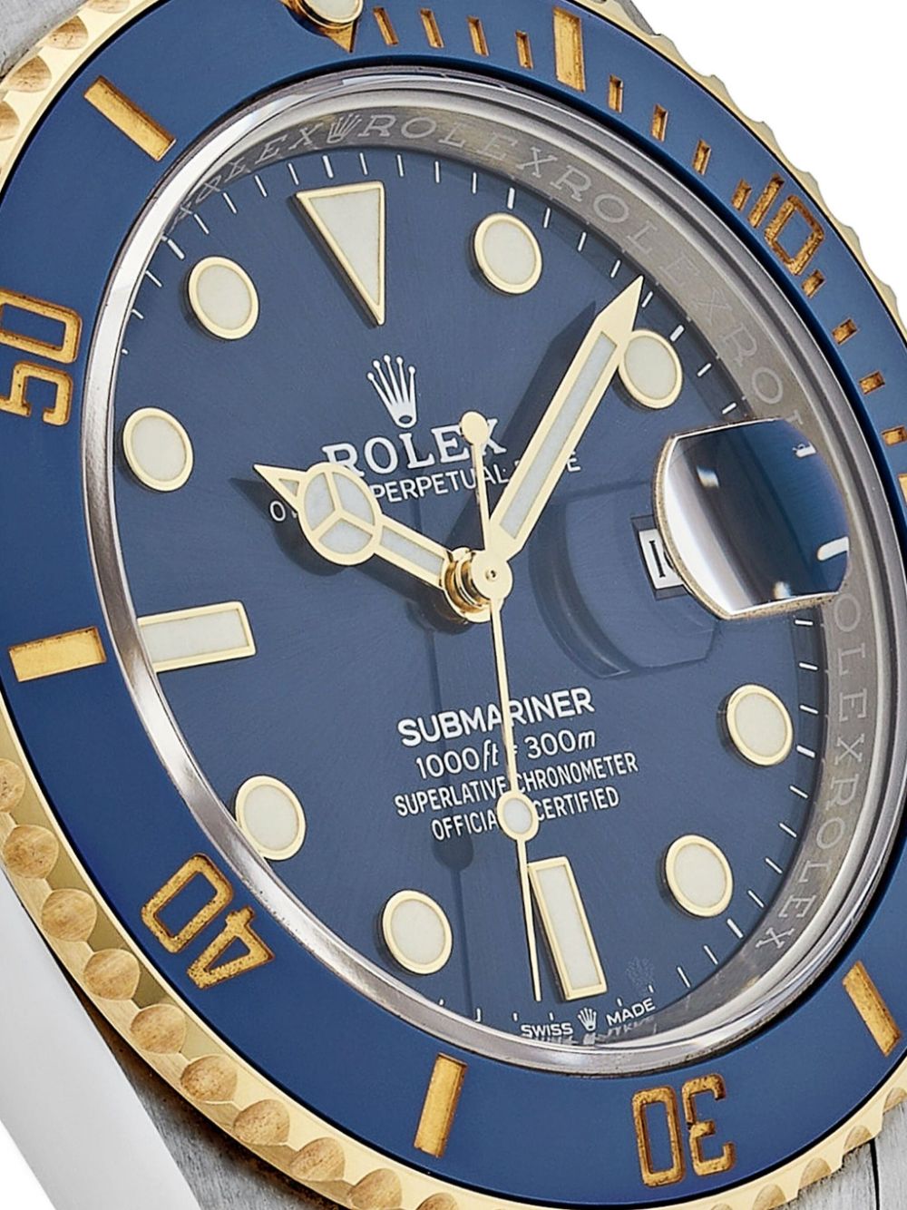 Pre-owned Rolex Submariner Date 41毫米腕表（2021年典藏款） In Blue