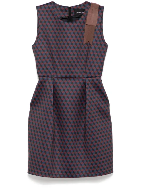 Cynthia Rowley vestido con moño en el hombro
