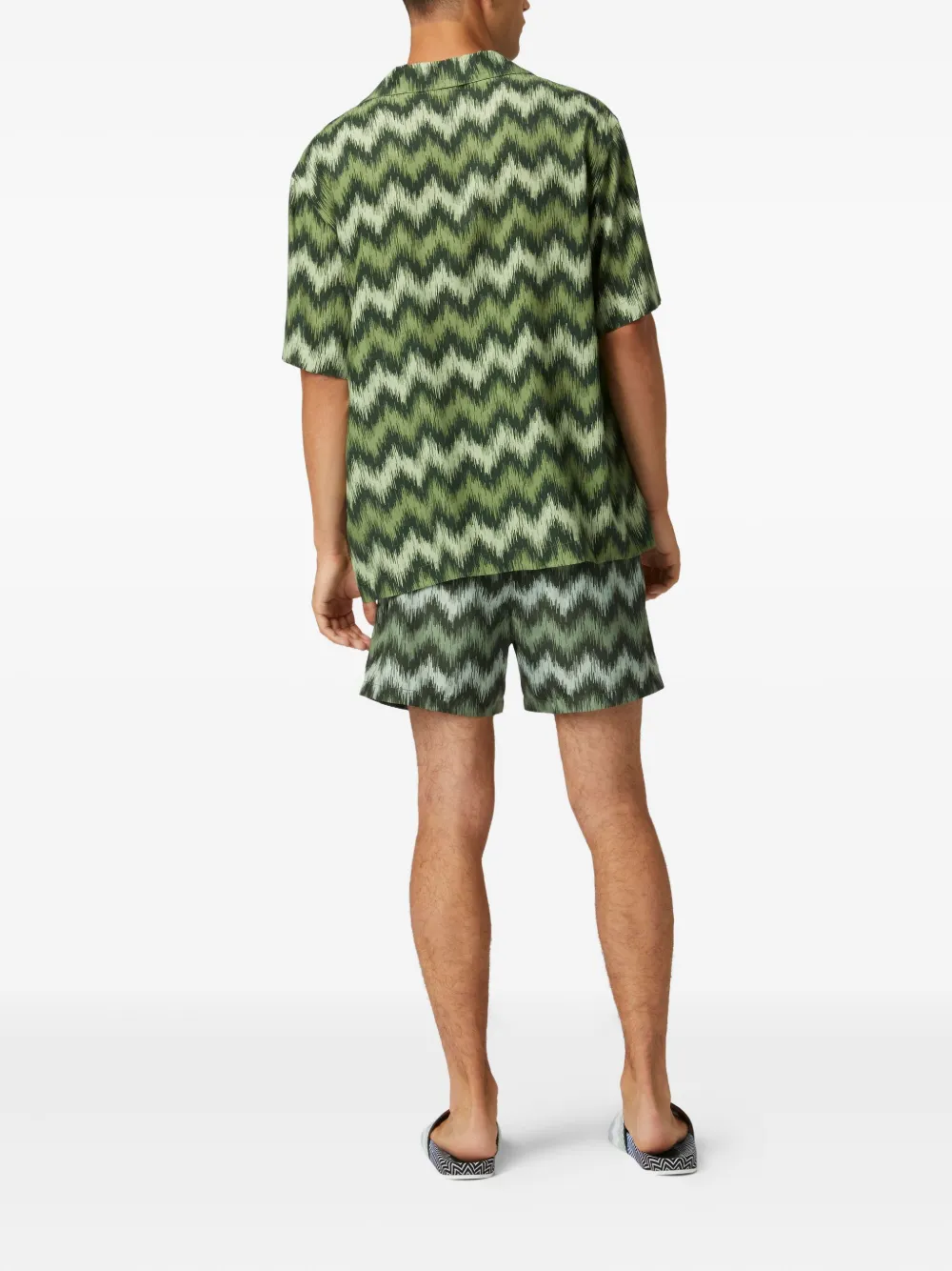 Missoni Overhemd met print Groen