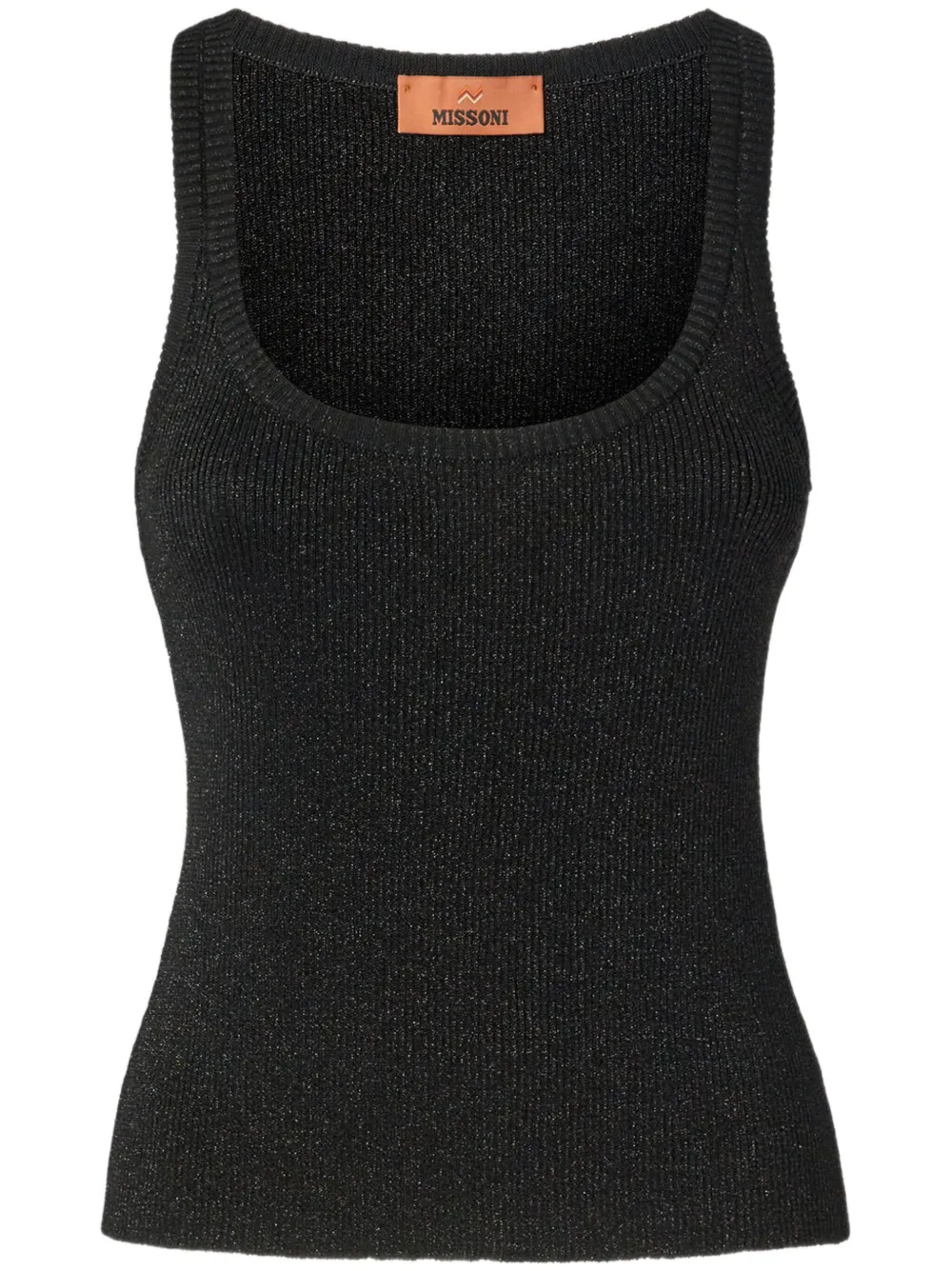 Missoni lurex tank top - Black