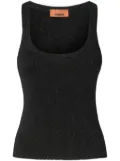 Missoni lurex tank top - Black