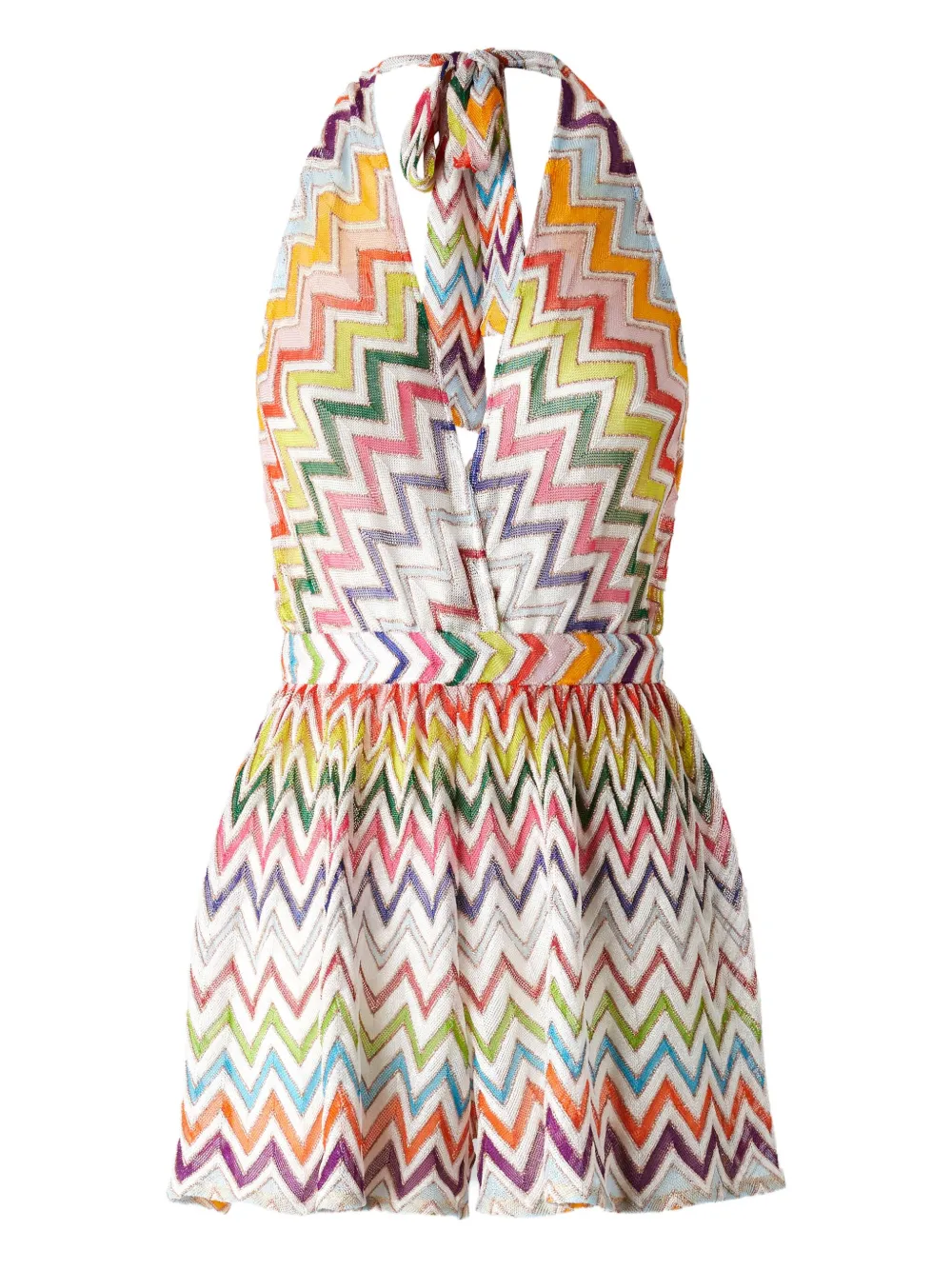 Missoni Zigzag-pattern playsuit | White | Image 1