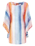 Missoni zigzag mini dress - White