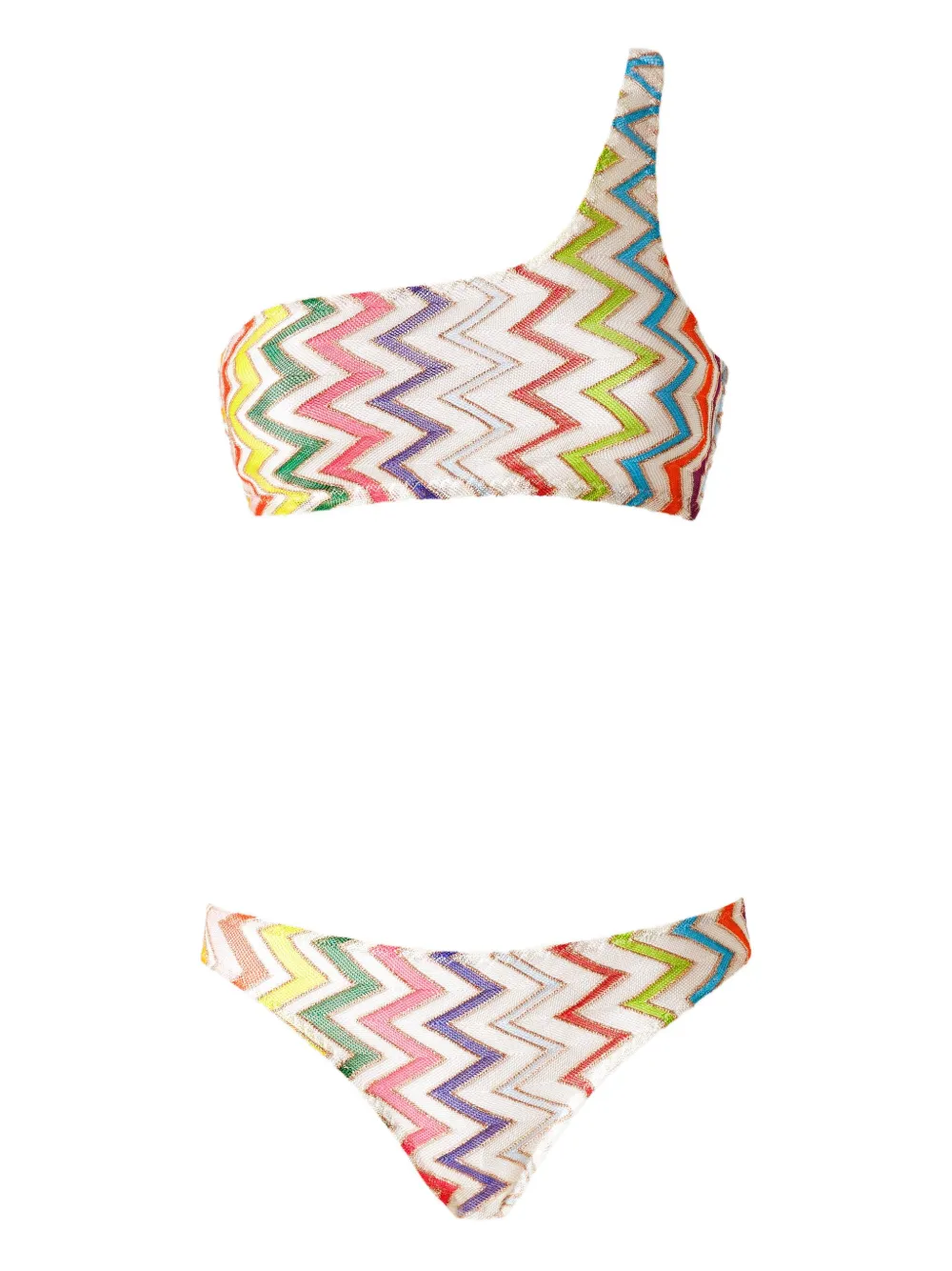 Missoni Bikini met zigzag patroon Wit