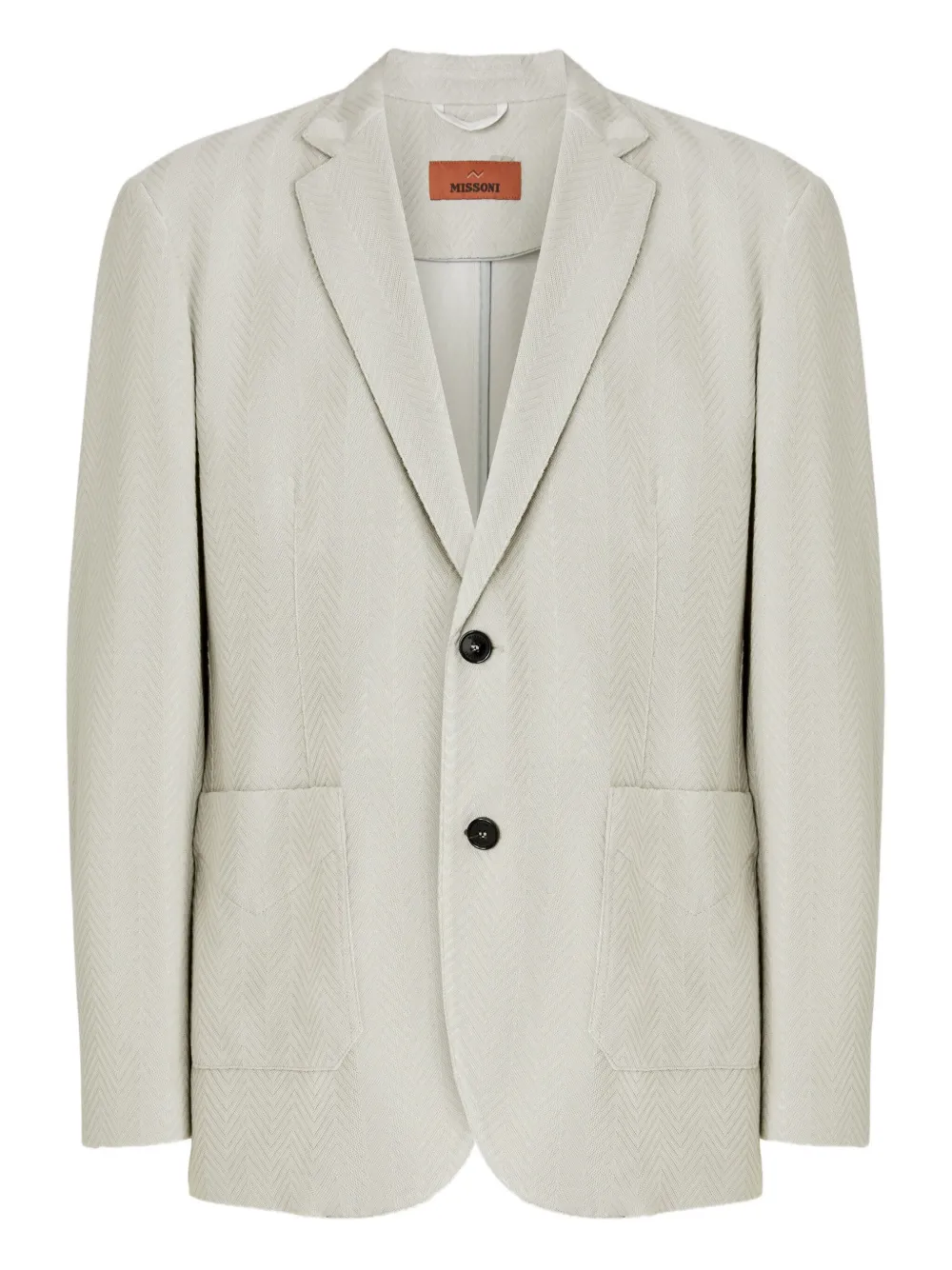 Missoni chevron-pattern blazer | Grey | Image 1