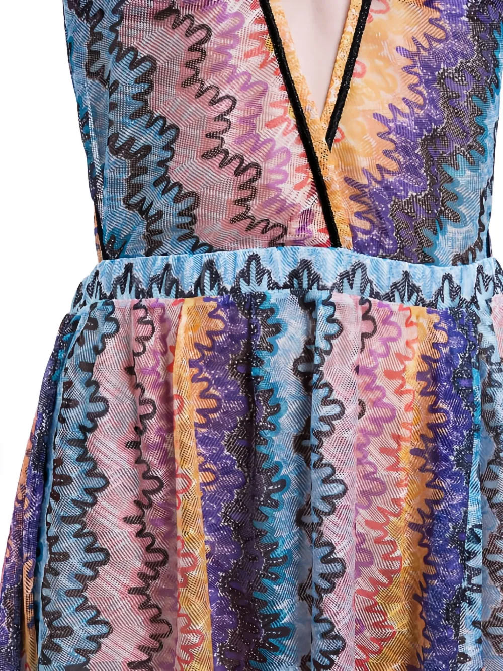 Missoni Zigzag-pattern Maxi Dress In Multi