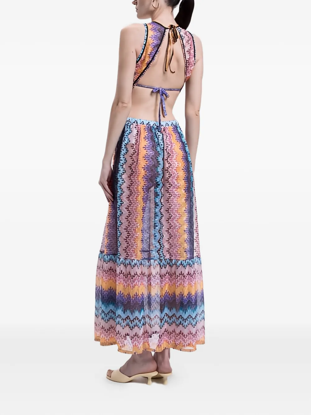 Missoni Zigzag-pattern Maxi Dress In Multi