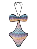 Missoni zigzag-pattern swimsuit - Black