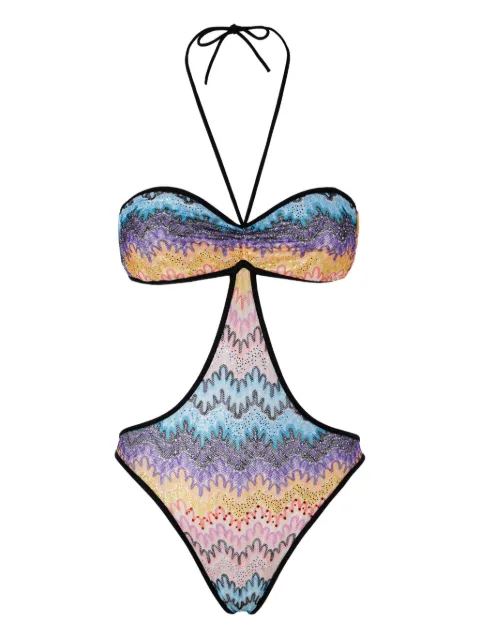 Missoni مايوه بنقش متعرج