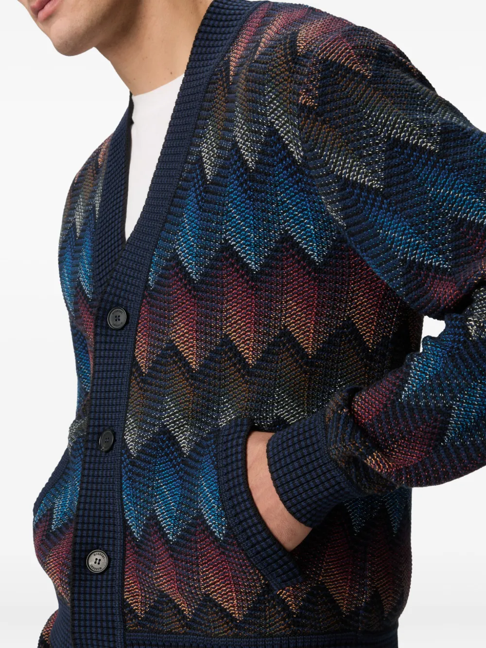 Missoni Cardigan in maglia con motivo chevron | Abbigliamento | Image 4