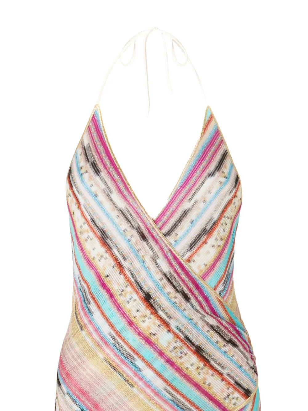 Missoni Gestreepte maxi-jurk - Roze