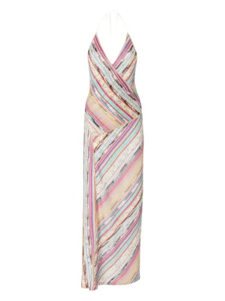 Missoni Striped Maxi Dress | Pink | FARFETCH