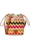 Missoni zigzag-pattern bucket bag - Neutrals