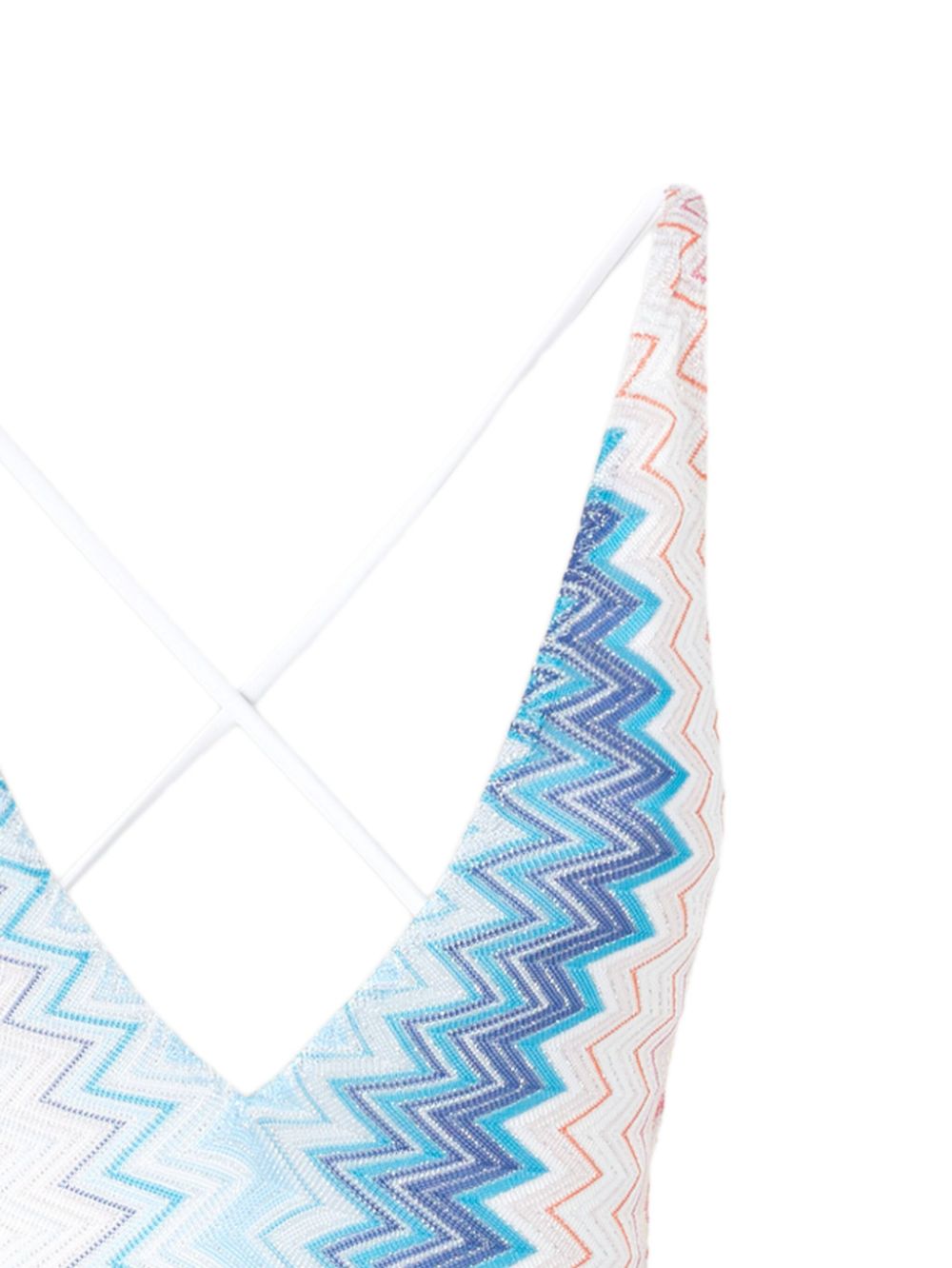 Missoni zigzag swimsuit - Wit