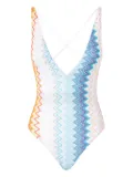 Missoni zigzag swimsuit - White