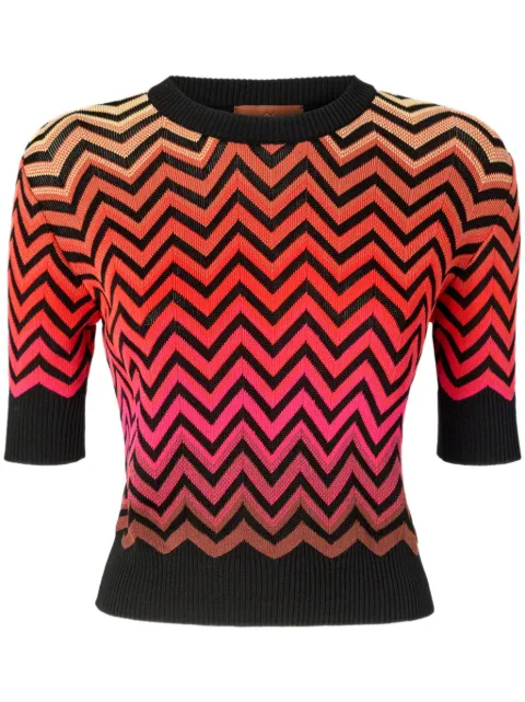 Missoni playera con motivo chevron
