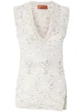 Missoni sequin-embellished vest - White