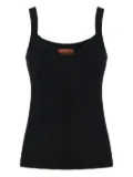 Missoni zigzag-woven tank top - Black