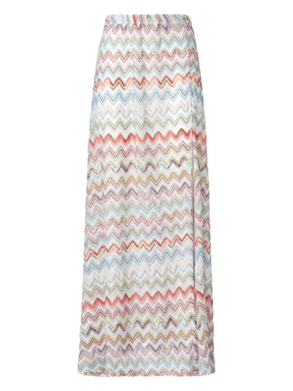 Missoni Maxi-rok met zigzag patroon Wit