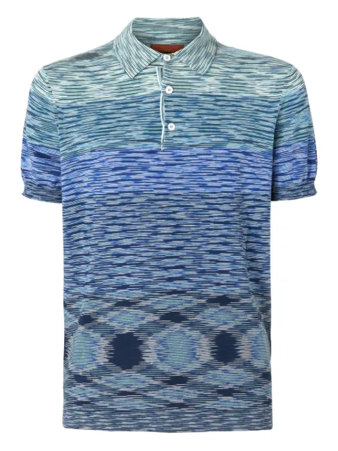 Missoni striped cotton polo shirt