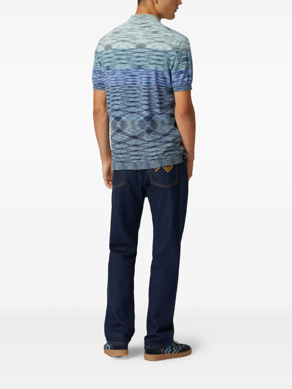 Missoni Gestreept poloshirt Blauw