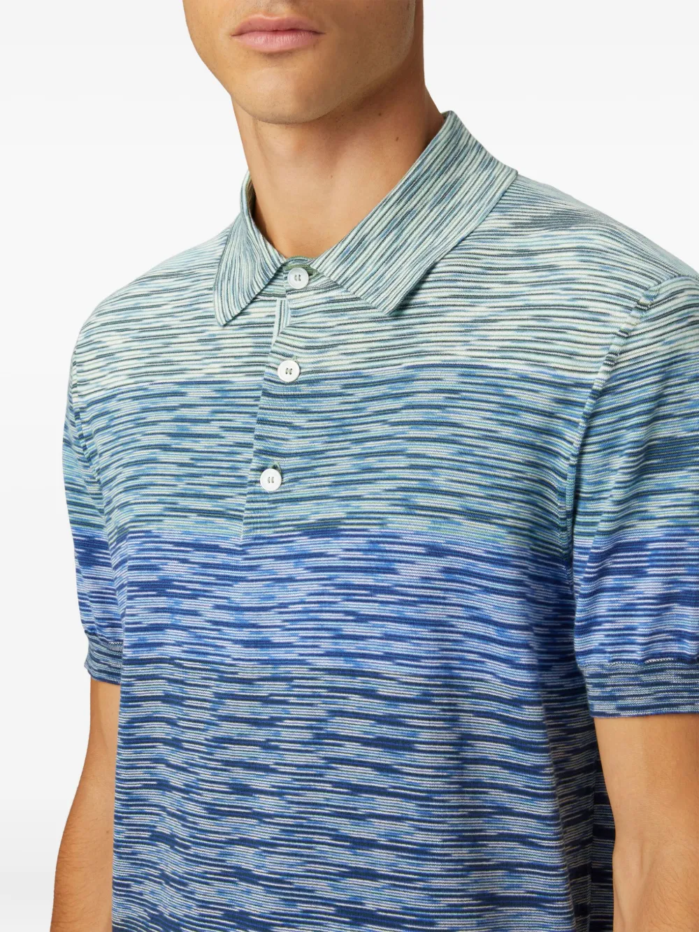 Missoni Gestreept poloshirt Blauw