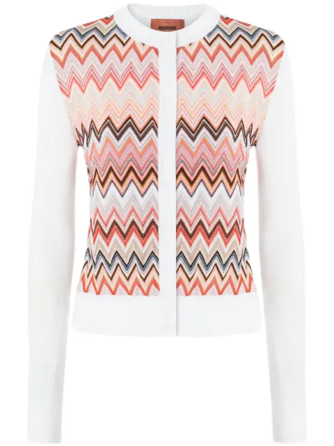 Missoni cárdigan con motivo chevron