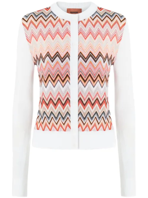 Cardigan à chevrons - Missoni - Modalova
