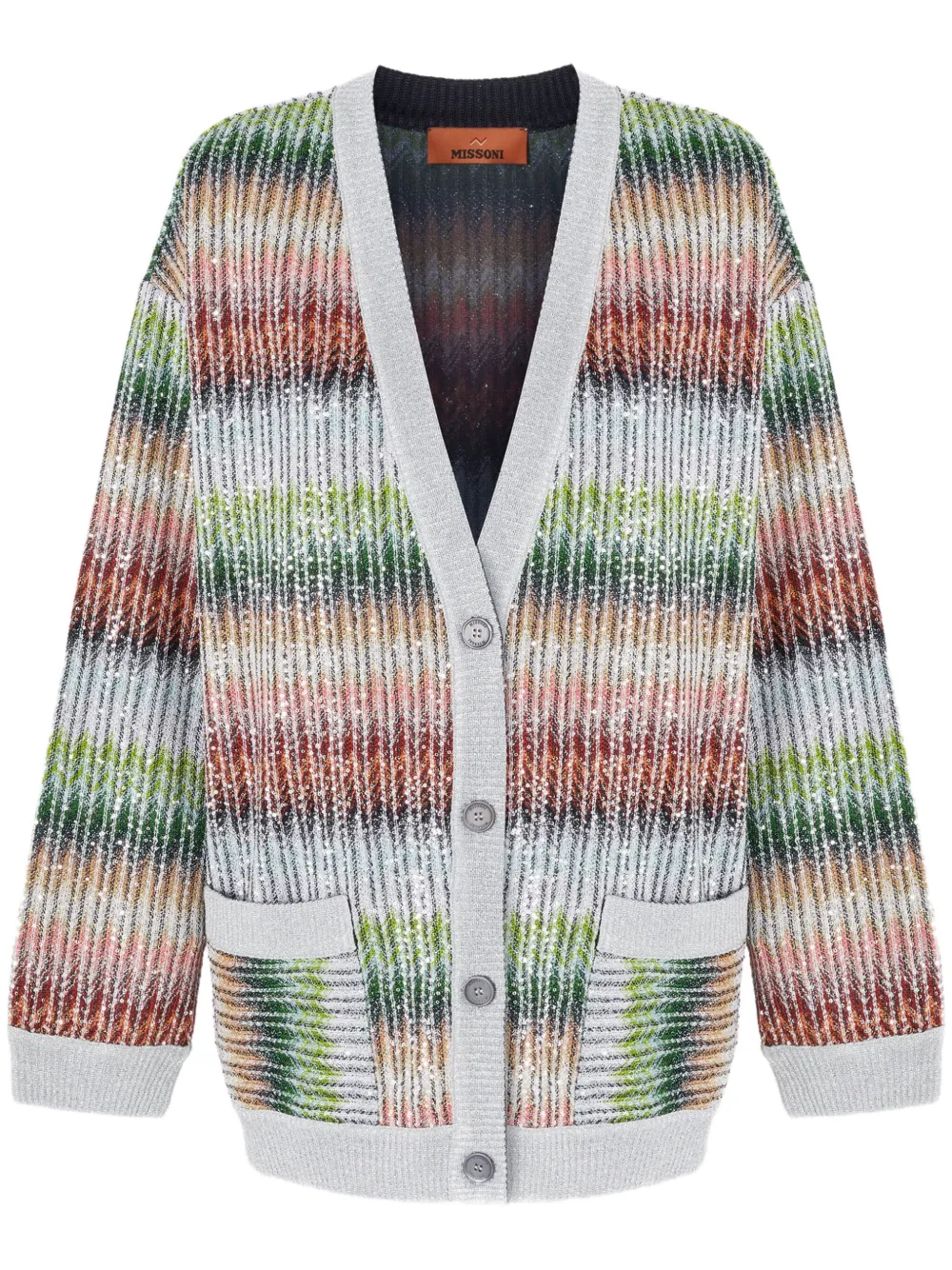 Missoni Gestreept vest Groen