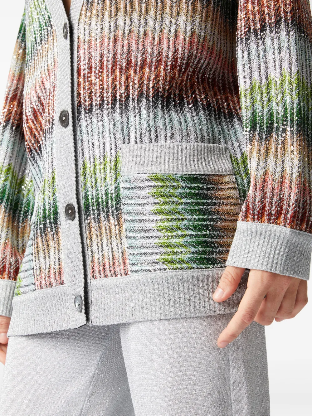 Missoni Gestreept vest Groen
