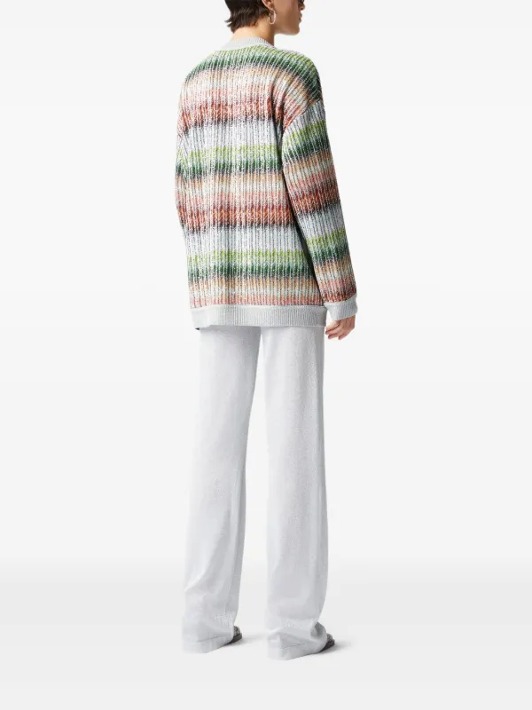 Missoni ストライプ カーディガン | グリーン | FARFETCH JP