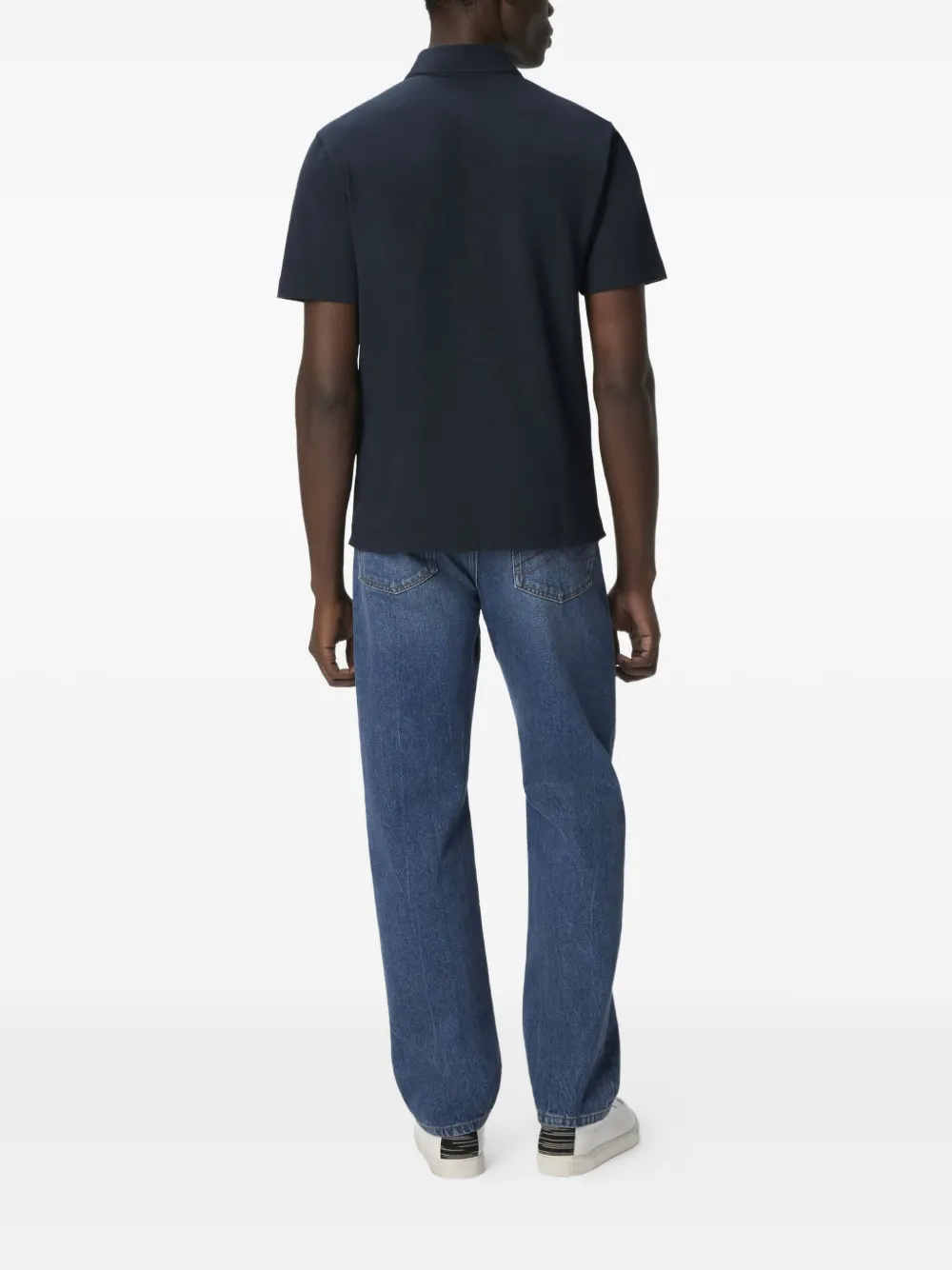 Missoni Poloshirt met gestreepte kraag Blauw