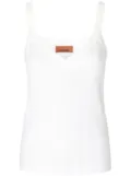 Missoni zigzag-woven tank top - White