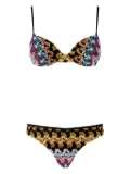 Missoni zigzag-knit bikini set - Black