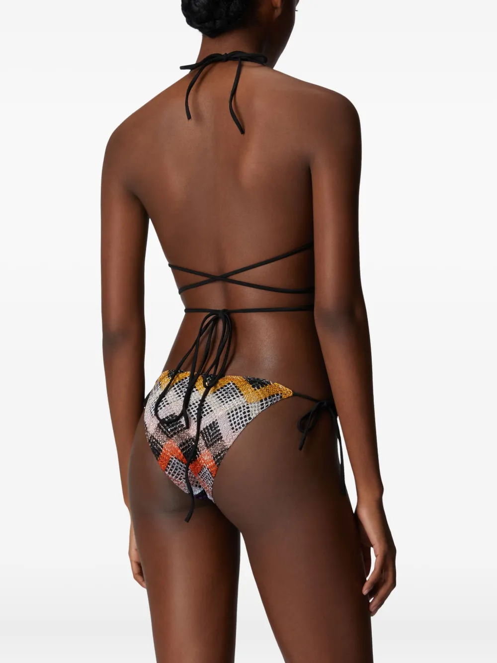 Missoni Bikini met zigzag patroon Zwart